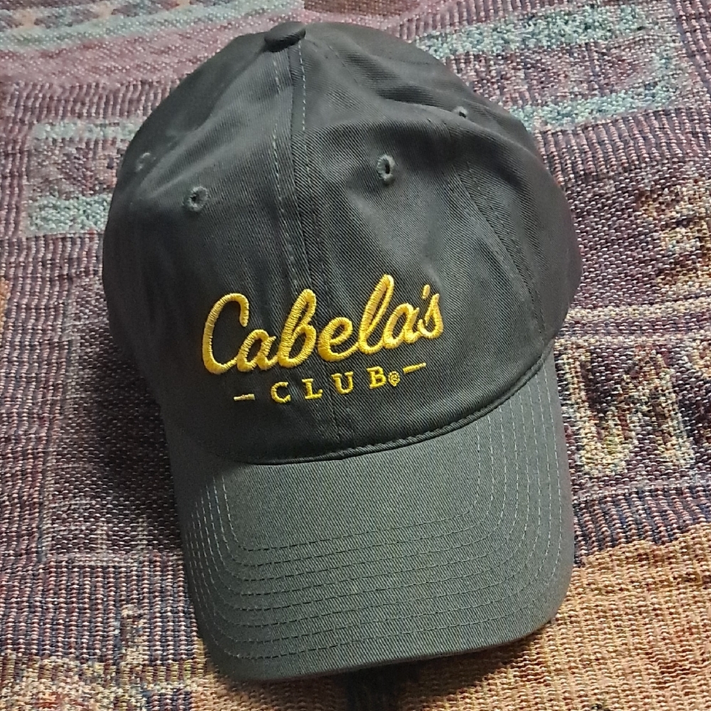 Cabela's Gray Cap with Yellow Logo - Picture 10 of 10